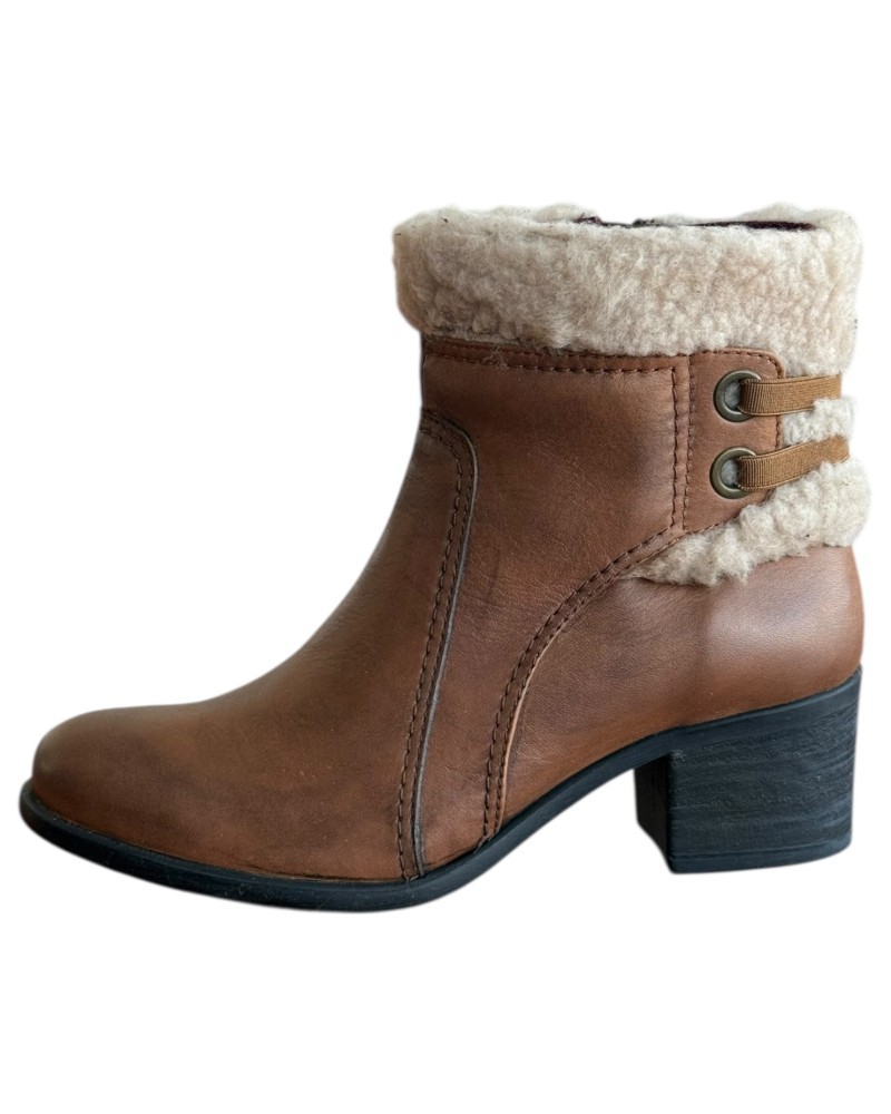 Δερμάτινο Γυναικείo Μποτάκι - M273