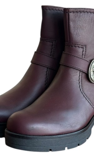 Δερμάτινο Γυναικείo Μποτάκι - M290