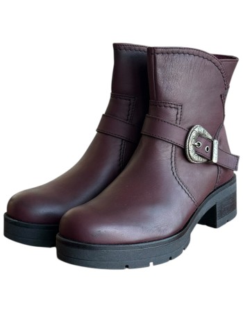 Δερμάτινο Γυναικείo Μποτάκι - M290