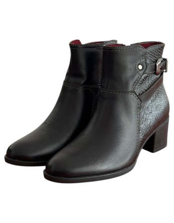 Δερμάτινο Γυναικείo Μποτάκι - M339