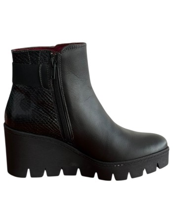 Δερμάτινο Γυναικείo Μποτάκι - M362