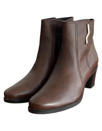 Δερμάτινο Γυναικείo Μποτάκι - M363