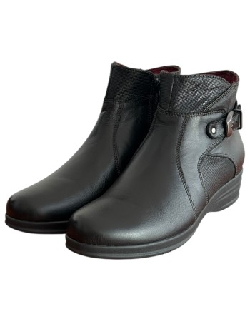 Δερμάτινο Γυναικείo Μποτάκι - M366
