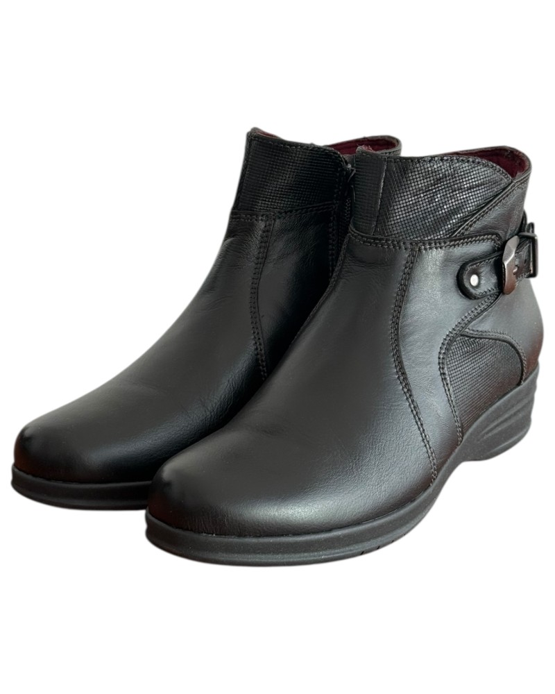 Δερμάτινο Γυναικείo Μποτάκι - M366