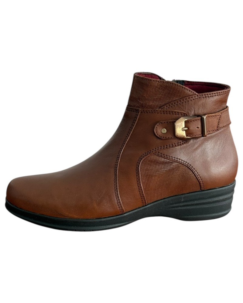 Δερμάτινο Γυναικείo Μποτάκι - M367