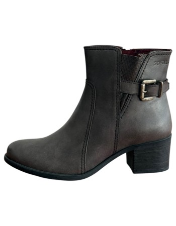 Δερμάτινο Γυναικείo Μποτάκι - M368