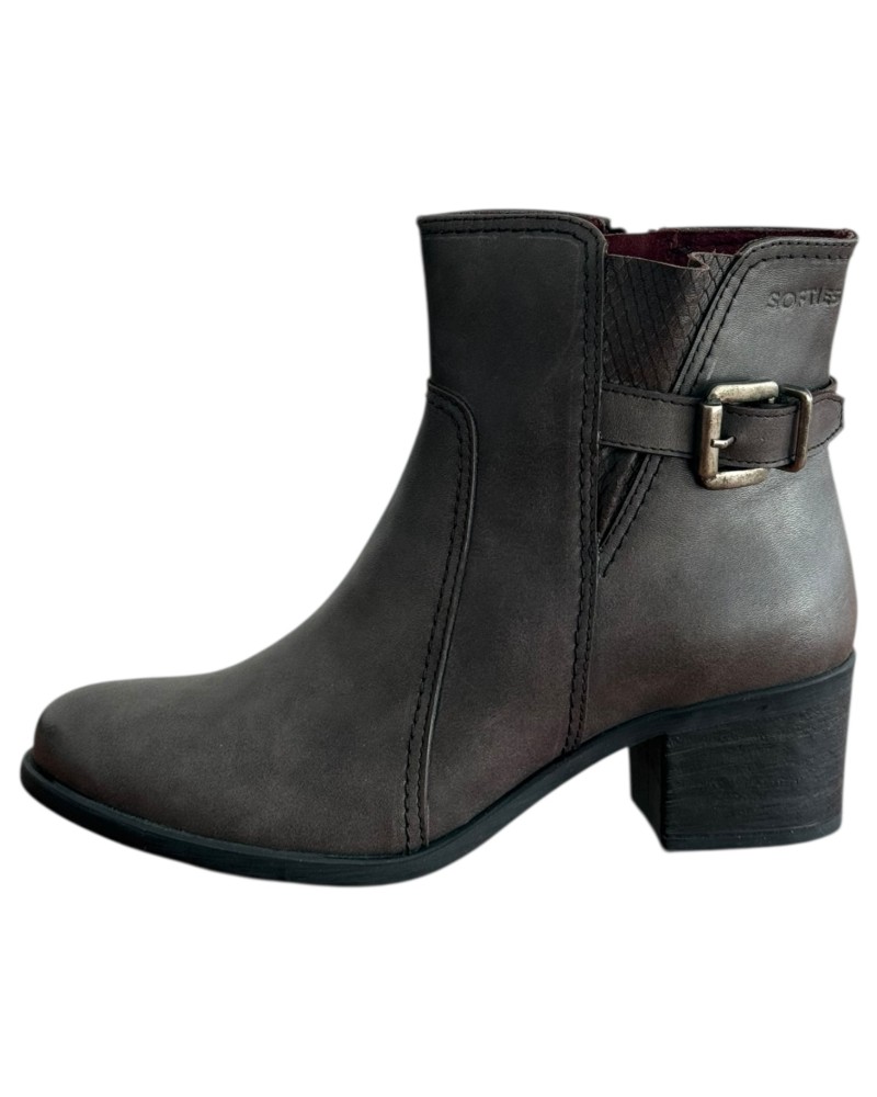 Δερμάτινο Γυναικείo Μποτάκι - M368