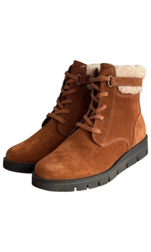 Δερμάτινο Γυναικείo Μποτάκι - M372