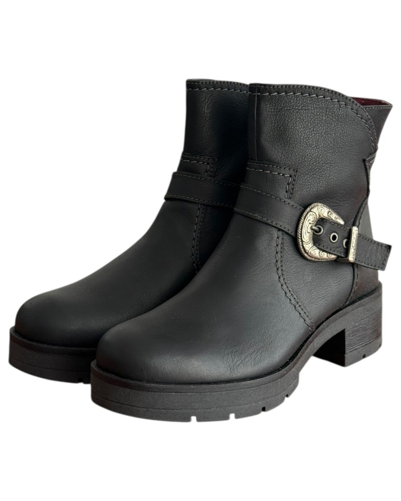 Δερμάτινο Γυναικείo Μποτάκι - M388