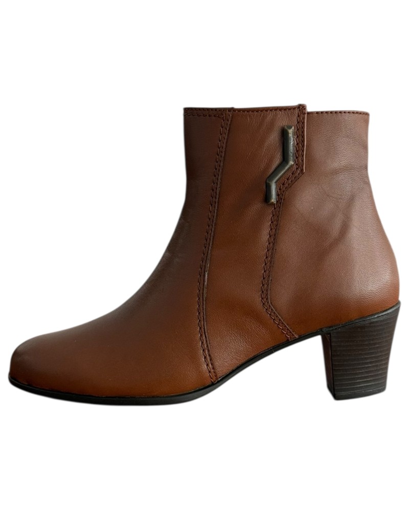 Δερμάτινο Γυναικείo Μποτάκι - M391