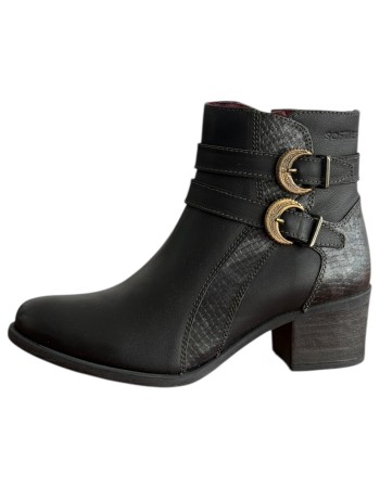 Δερμάτινο Γυναικείo Μποτάκι - M392