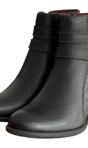 Δερμάτινο Γυναικείo Μποτάκι - M392