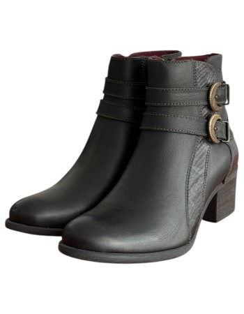 Δερμάτινο Γυναικείo Μποτάκι - M392