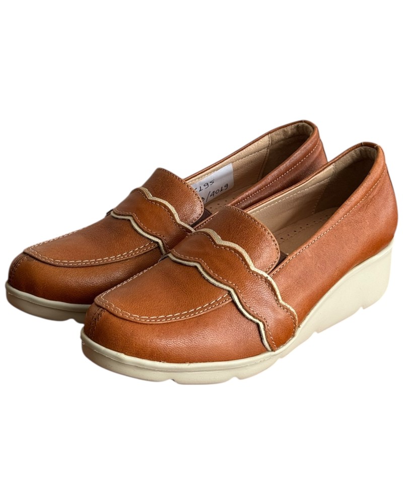  Δερμάτινο Γυναικείo Μοκασίνι - M418