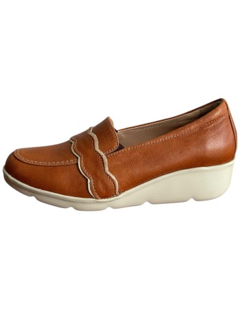  Δερμάτινο Γυναικείo Μοκασίνι - M418