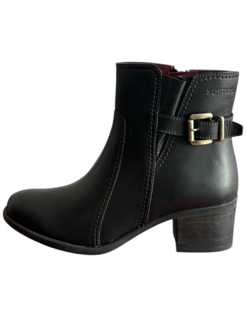 Δερμάτινο Γυναικείo Μποτάκι - M423