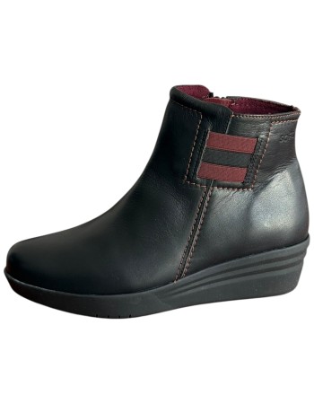 Δερμάτινο Γυναικείo Μποτάκι - M424