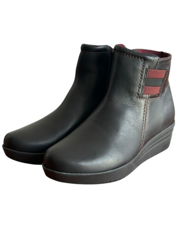 Δερμάτινο Γυναικείo Μποτάκι - M424