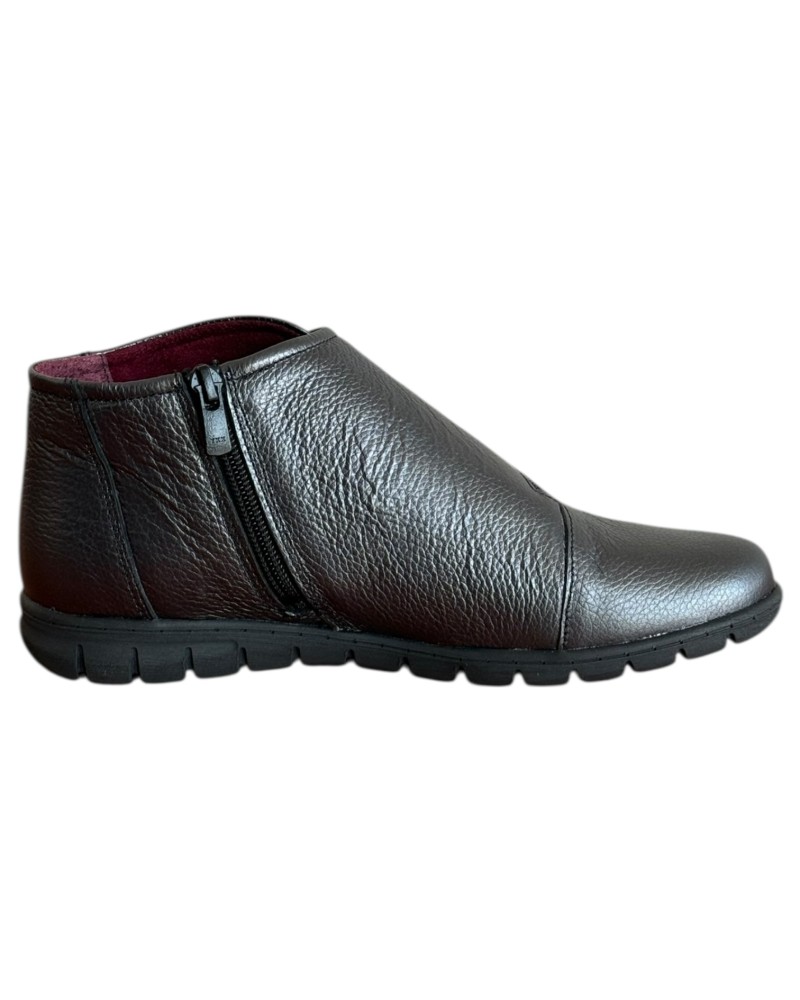 Δερμάτινο Γυναικείo Μποτάκι - M449