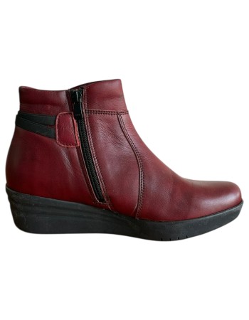 Δερμάτινο Γυναικείo Μποτάκι - M512