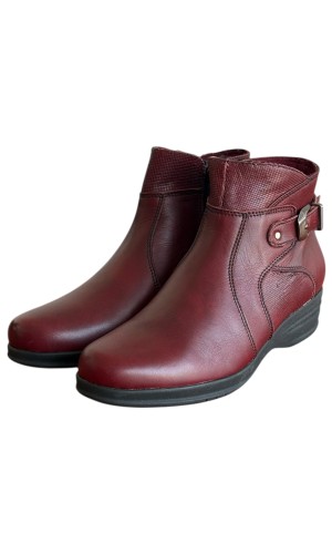 Δερμάτινο Γυναικείo Μποτάκι - M514