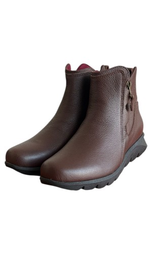 Δερμάτινο Γυναικείo Μποτάκι - M539