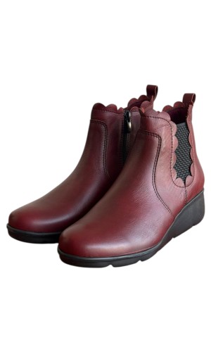 Δερμάτινο Γυναικείo Μποτάκι - M561