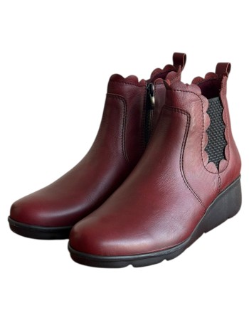 Δερμάτινο Γυναικείo Μποτάκι - M561