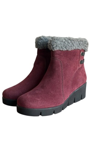 Δερμάτινο Γυναικείo Μποτάκι - M588