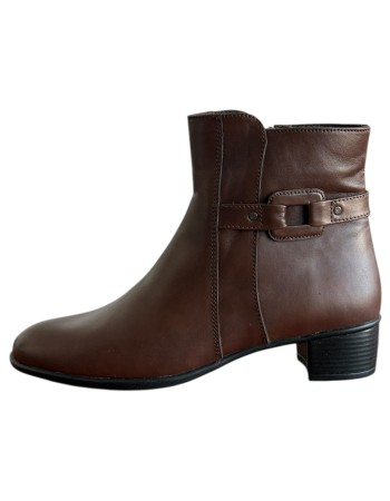 Δερμάτινο Γυναικείo Μποτάκι - M590