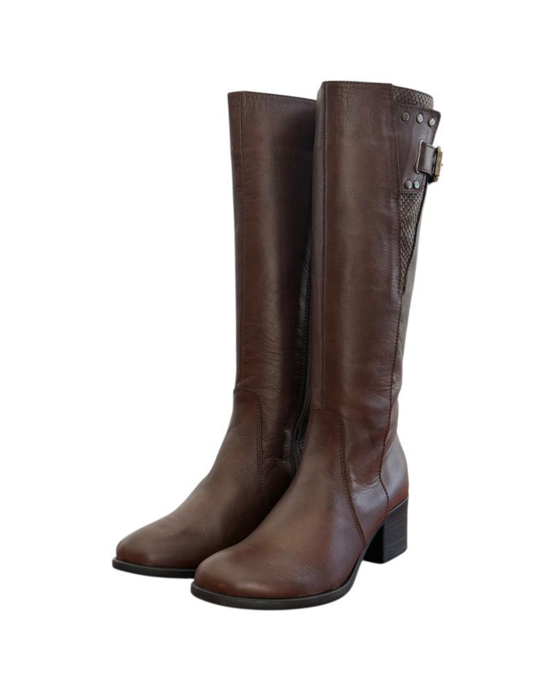 Δερμάτινη Γυναικεία Mπότα - M670