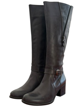 Δερμάτινη Γυναικεία Mπότα - M675