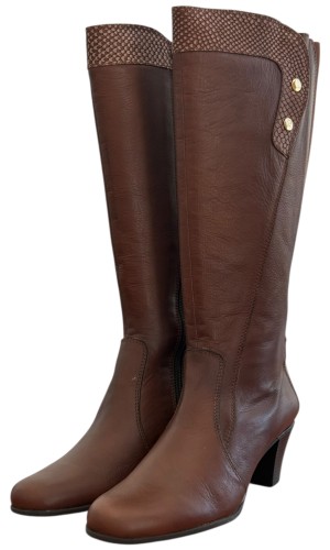 Δερμάτινη Γυναικεία Mπότα - M676