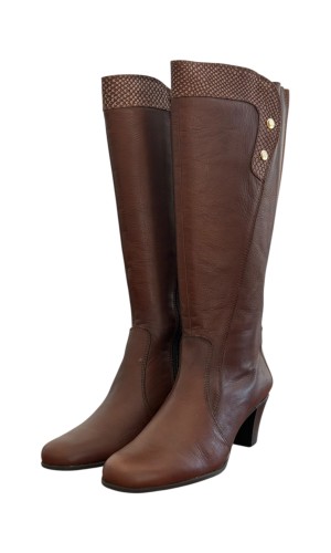 Δερμάτινη Γυναικεία Mπότα - M676