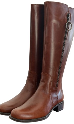 Δερμάτινη Γυναικεία Mπότα - M682