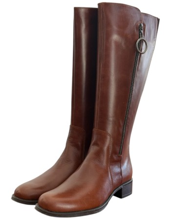 Δερμάτινη Γυναικεία Mπότα - M682