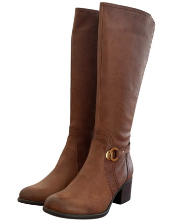 Δερμάτινη Γυναικεία Mπότα - M684