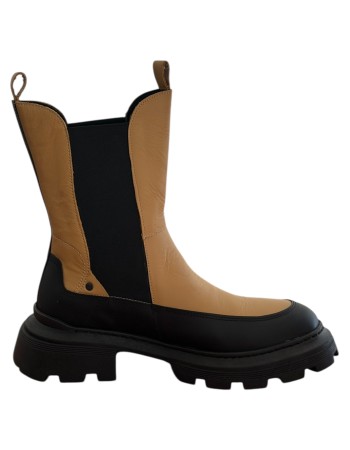 Δερμάτινη Γυναικεία Mπότα - M689