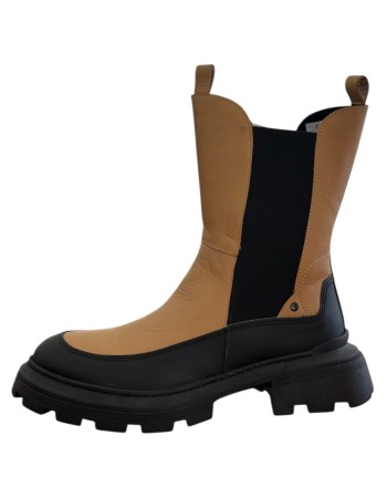 Δερμάτινη Γυναικεία Mπότα - M689