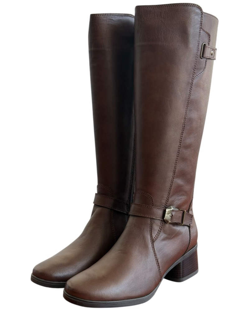 Δερμάτινη Γυναικεία Mπότα - M694