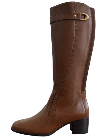 Δερμάτινη Γυναικεία Mπότα - M695