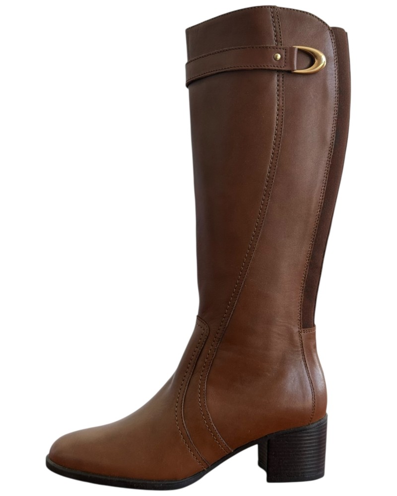 Δερμάτινη Γυναικεία Mπότα - M695