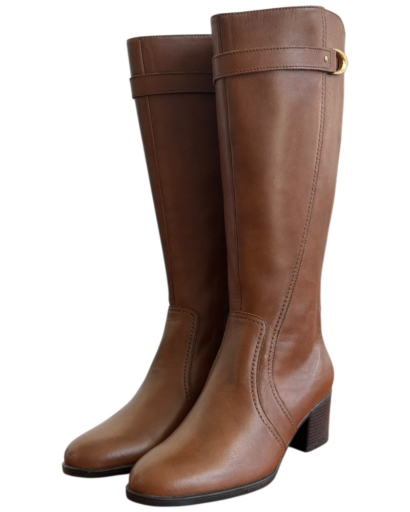 Δερμάτινη Γυναικεία Mπότα - M695