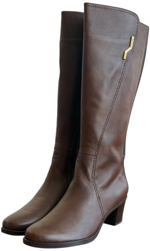 Δερμάτινη Γυναικεία Mπότα - M696