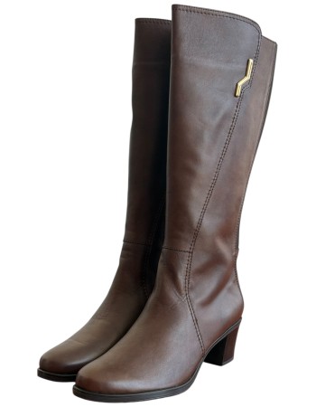 Δερμάτινη Γυναικεία Mπότα - M696