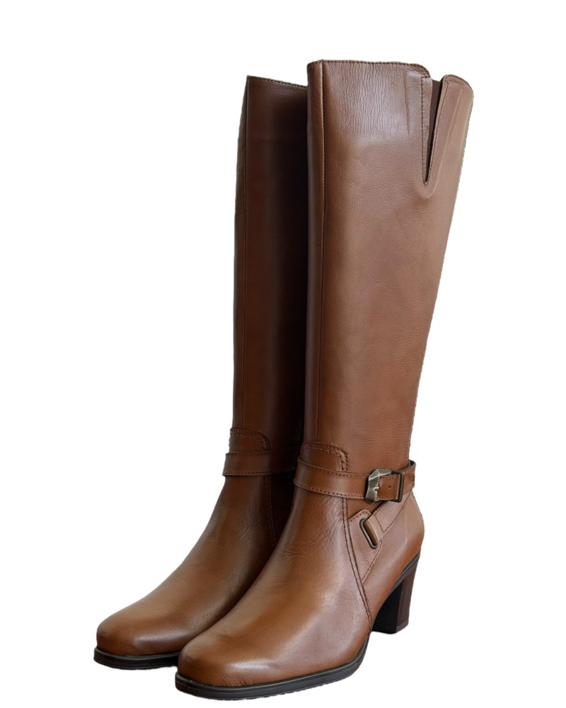 Δερμάτινη Γυναικεία Mπότα - M698