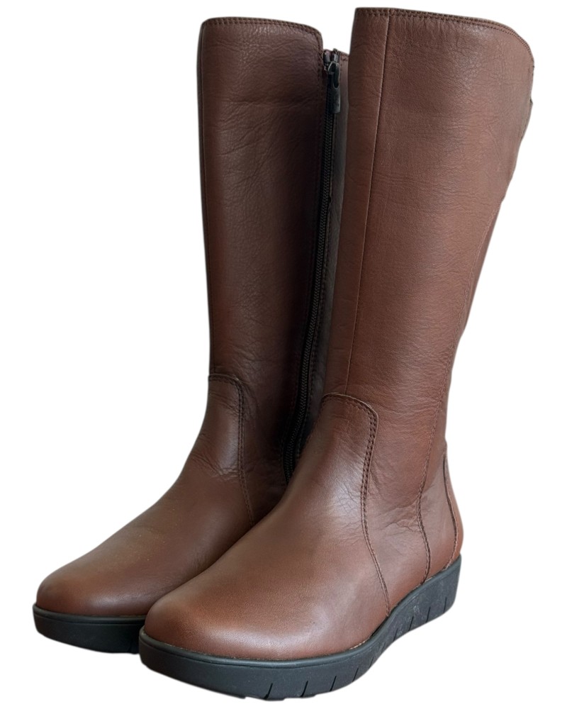 Δερμάτινη Γυναικεία Mπότα - M699