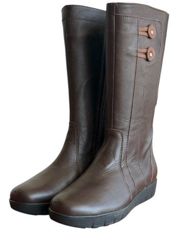 Δερμάτινη Γυναικεία Mπότα - M703