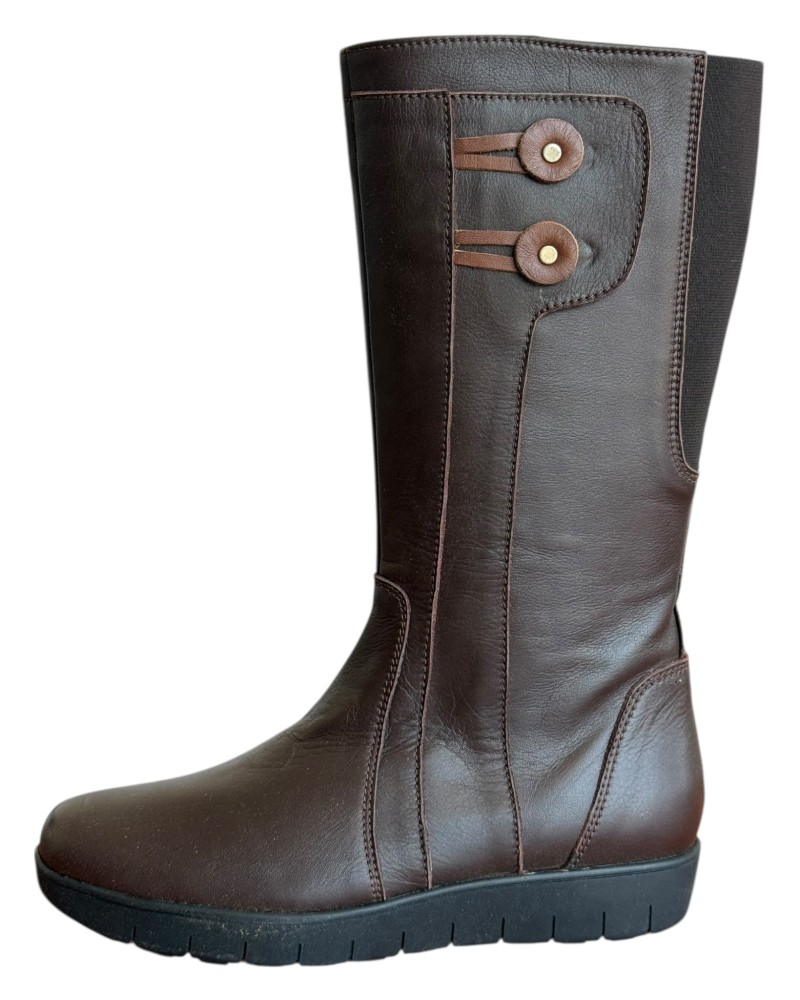 Δερμάτινη Γυναικεία Mπότα - M703