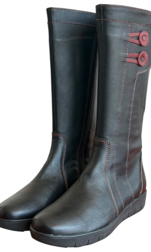 Δερμάτινη Γυναικεία Mπότα - M706